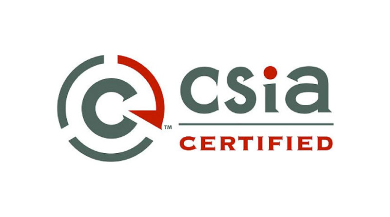 CSiA certified.