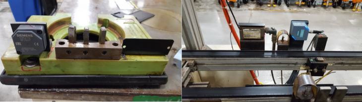 Siemens Readers installed (before Datalogic equipment was removed)